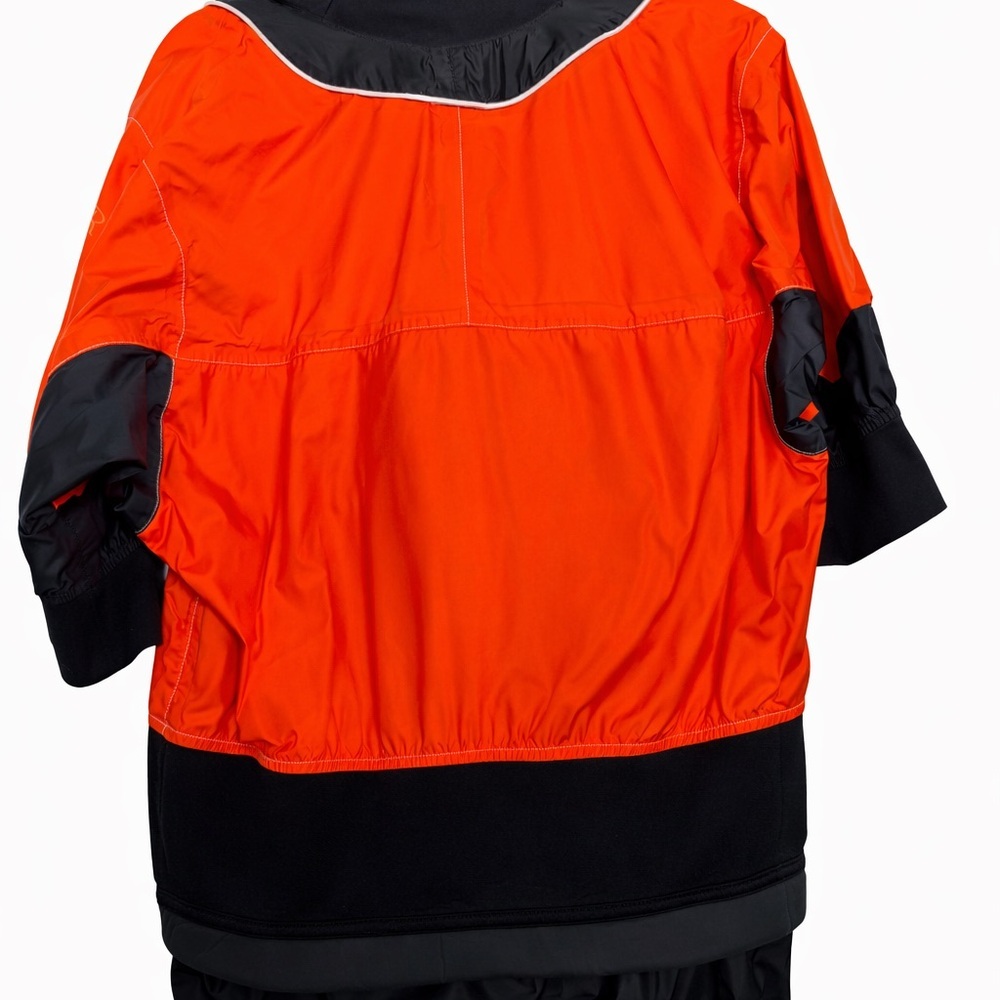 Bomber Gear White water Kayaking Short Sleeve Dry Top Jacket | Orange/ Black - Picture 2 of 7